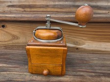 Vintage German Coffee Grinder Dovetailed Drawer Excellent Working Condition picture