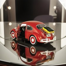 1966 Volkswagen Beetle Coca-Cola 1:24 Diecast Model Car MotorCity Classics 42406 picture