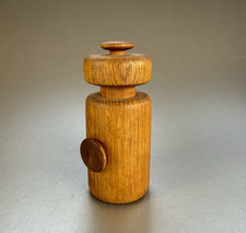 LAUFFER DAN DROZ DESIGNS 75 PEPPER MILL GRINDER MID CENTURY RETRO WOOD SHAKERMIL picture