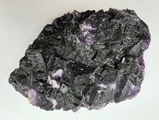 Large Grape Jelly-Purple Fluorite with Deep Violet Multi-Faceted Crystals picture