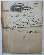 c 1915 Letterhead General Assembly of Iowa House of Representatives 36th Session picture