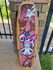CUSTOM ARTWORK on Pokémon Center Bear Walker: Sylveon Skateboard Limited Edition picture