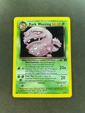 Dark Weezing 14/82 - Team Rocket Set - Holo Rare - Vintage Pokemon Card - LP picture
