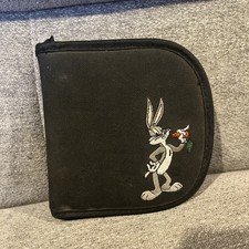 Vintage Bugs Bunny Black CD Case with CDs Looney Tunes Warner Bros. picture