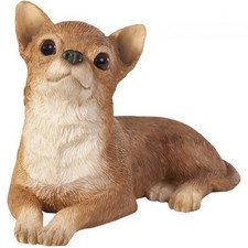 Chihuahua Figurine Hand Painted Tan - Sandicast picture