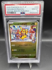 💎GEM MINT💎 PSA 10 Fukuoka's Pikachu 289/SV-P Pokemon Center Hiroshima Promo SP picture