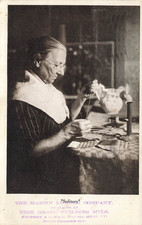 LP10 Martin Lumber Company Chicago Illinois Woman Sewing Advertising Postcard picture