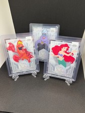 2023 Topps Chrome Disney 100 THE LITTLE MERMAID Lot Ariel #19 Sebastian Ursula 3 picture