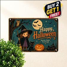 halloween witch little girl signs dcor hallowe picture