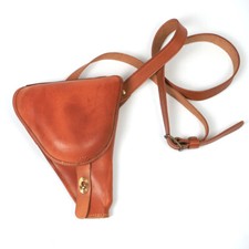 WW2 JAPANESE TYPE 14 NAMBU HOLSTER LEATHER MADE BROWN picture