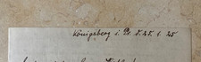 Rare 1925 Königsberg East Prussia Handwritten Ephemera 4-Page Paper Manuscript picture