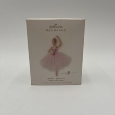 NEW 2008 Hallmark Keepsake Barbie Ballerina Pink Dress Christmas Ornament picture