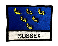 Sussex Iron or Sew on Embroidered Patch (A) picture