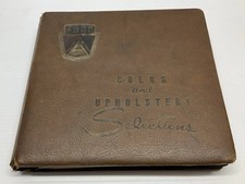 1961 Ford Color and Upholstery Selections Dealer Showroom Album picture