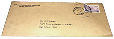 1936 MASTELLER COAL ENVELOPE KEYSER WV TO WESTERN MARYLAND RAILWAY HAGERSTOWN picture