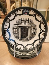 ROYAL STAFFORD HAUNTED HOUSE HALLOWEEN BOWLS SET OF 4 WITCH GHOST ENGLAND picture