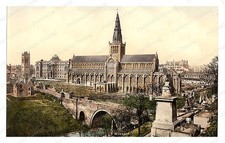 Glasgow Cathedral Scotland Standard Postcard COPY RPPC picture