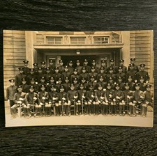 Antique Vintage Japanese Military Officers Group Photo Uniforms Swords Japan 6x4 picture