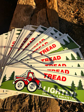 VTG USFS BUMPER STICKERS Tread Lightly on Public and Private Land 30+ in total picture