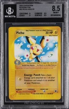 2002 EXPEDITION REVERSE HOLO #22 PICHU BGS 8.5 picture