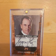 24 Twenty Four Season 5 SDCC08-A2 Autograph Card Gregory Itzin SD Comic Con picture
