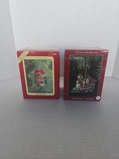 Lot of 2 Vintage Carlton Cards Heirloom Collection Decorative Ornaments - First picture