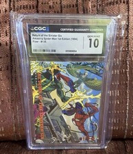 1994 Fleer Amazing Spider-Man 1st Edition #135 Return Of The Sinister Six CGC 10 picture