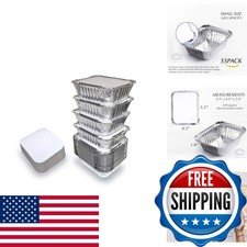 Spare Essentials 55 Pack - Aluminum Pan/Containers Lids/Foil picture