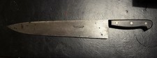 Vintage F.Dick 12” Carbon Steel Chef Knife - Rare Rosewood Handle 352g Full Mass picture