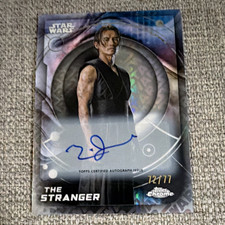 2026 Topps Chrome Star Wars Auto The Stranger #103 Logo Refractor 72/77 picture