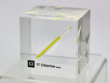 Acrylic Element cube - Chlorine (liquified) Cl - 50mm picture