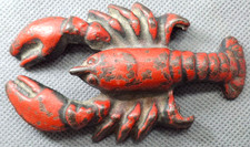 Vintage John Wright Cast Iron Lobster Bottle Opener Paperweight #480 picture