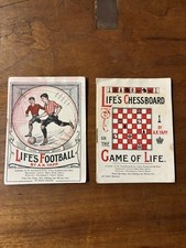 Antique Religious Pamphlets Booklets Ephemera Life’s Football Chessboard AK Yapp picture