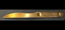 Vintage Daisyfield Packing Co Bronze Letter Opener Daisytown Pa picture