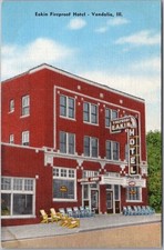 VANDALIA, Illinois Postcard