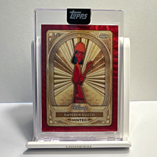 Topps 2024 Disney Chrome Emperor Kuzco #8 Red Refractor Parallel picture