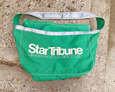 Vtg Star Tribune Canvas Newspaper Delivery Bag Minneapolis/St. Paul Green EXC picture