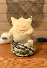 MSG for deals(: Pokemon Gengar crystal carving yellow&green jade. picture