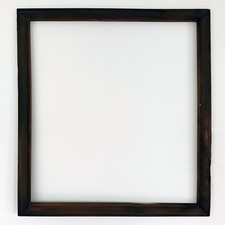 Antique Victorian 19th Century Dark Reddish Brown Mahogany Frame Liner 26 x 29 picture