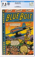 Blue Bolt 103 CGC 7.5 L. B. Cole Indians Attack 1950 Star Comic Henry Morrison picture