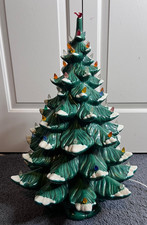 HUGE Vintage Authentic Atlantic Mold Ceramic Christmas Tree 24 Inches picture