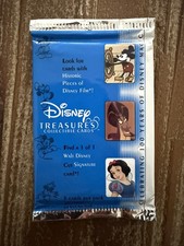 2003 Upper Deck Disney Treasures Collectible Cards Factory Sealed Pack 5 Cards picture