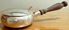 Mexican Sterling Silver Silent Butler Crumb Catcher Wood Handle .925 DF - DS31 picture