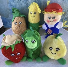 Vintage - 7 Del Monte Country Yumkin Stuffed Toys 80's 90's picture