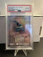 2023 Topps Chrome Disney 100 Frozone Pink Refractor #/399 PSA 10 GEM MINT picture