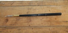Vintage Antique Style Turned Black Horn Calligraphy Ink Dipping Pen picture