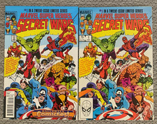MARVEL Comics Secret Wars #1 Original 1984 1st Print VF/NM + 2014 HCF Variant picture