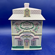 Vintage 1992 Lenox Spice Village Candy Shoppe SWEETS Canister with Lid picture