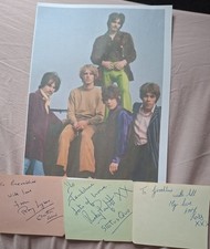 Status Quo Rare Set Of Five Signatures From December 1967 picture