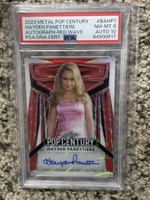 2023 Metal Pop Century Hayden Panettiere Gem Mint Auto Red Wave only 2/3 picture